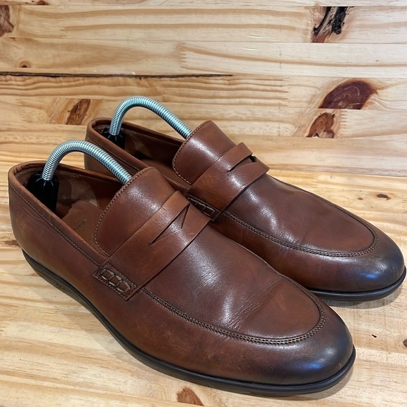Allen Edmonds Lake Como Leather Loafers Slip On Size 10 - Picture 1 of 13